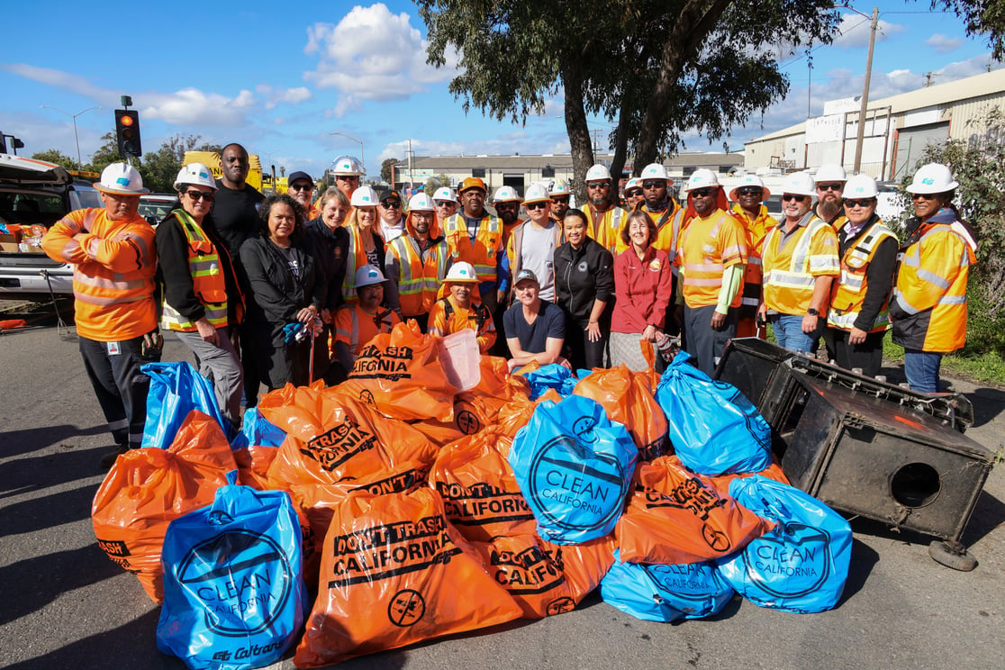 Mayor Sheng Thao, Governor Gavin Newsom, Assemblymember Mia Bonta, and Senator Nancy Skinner are proud to stand behind our amazing staff at CalTrans and thank them for their hard work fighting blight and trash.
